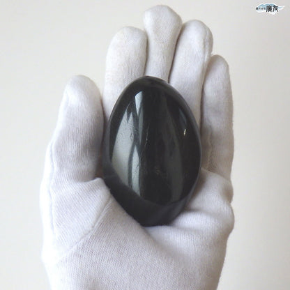 ブラックトルマリン150g 握り石 現品限り 白色巾着付き【新商品】