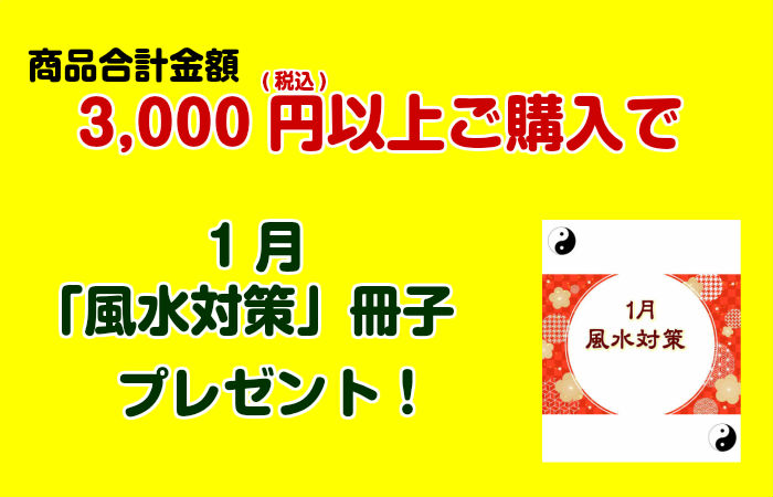 年末年始W企画★3,000円(税込)以上ご購入で送料無料